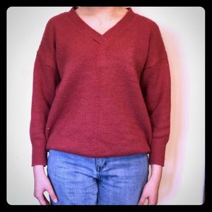 Dark pink sweater from a custom boutique in Japan
